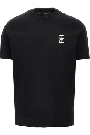 Emporio Armani T-shirt con logo gommato Uomo M
