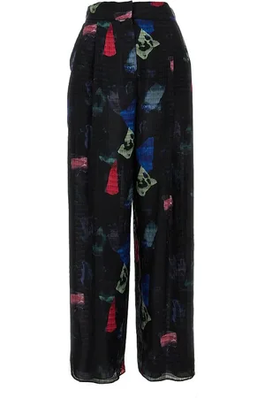 Emporio Armani Pantalone in misto seta jacquard