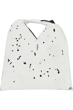 MM6 Borsa Japanese media in pelle verniciata