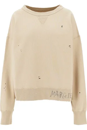 Maison Margiela Felpa effetto vintage con stampa logo