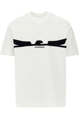 Emporio Armani T-shirt con logo floccato ASV Uomo L