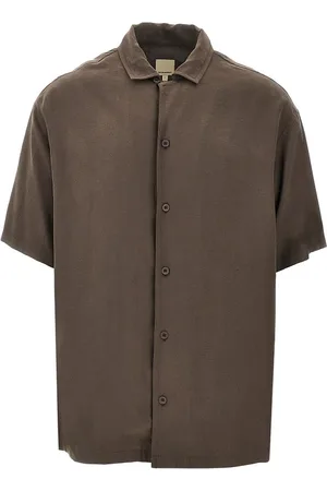 Emporio Armani Camicia in misto modal con ricamo Peace Uomo M