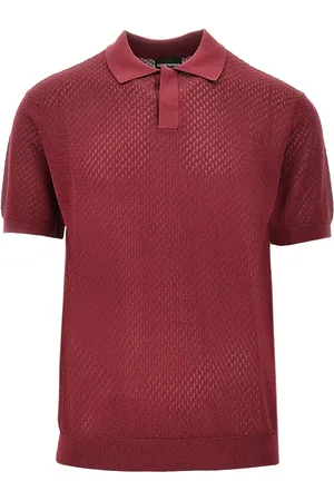 Emporio Armani Polo in maglia jacquard Uomo L