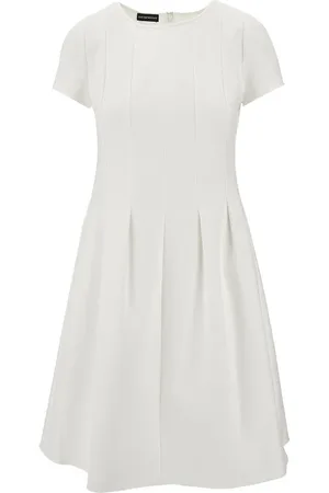 Emporio Armani Mini abito in misto cotone couture