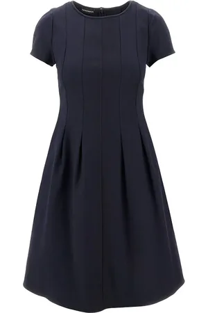 Emporio Armani Mini abito in misto cotone couture