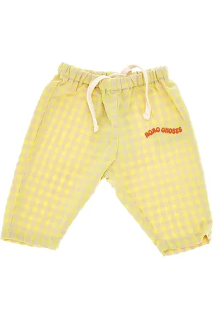Bobo Choses Pantalone in seersucker a quadretti Bambino 3M