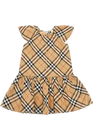 Burberry Abitino in cotone Check Bambino 10Y