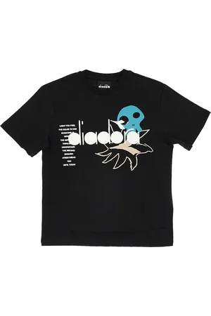 Diadora T-shirt con stampa logo grafica Bambino 13Y