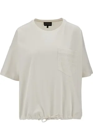 Emporio Armani T-shirt in jersey Supima con tasca logata