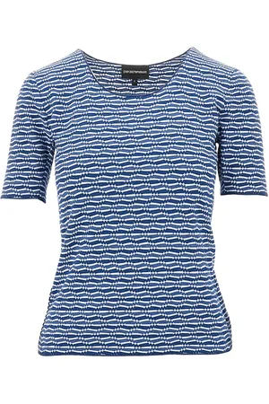 Emporio Armani T-shirt in jersey jacquard