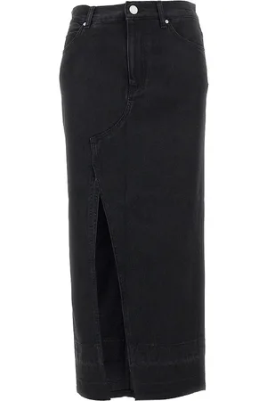 Pinko Gonna lunga in denim con spacco