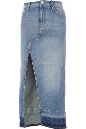 Pinko Gonna lunga in denim con spacco
