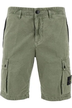 Stone Island Bermuda cargo in cotone organico Uomo 31