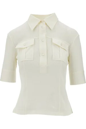 Chloé Polo in jersey con tasche a toppa