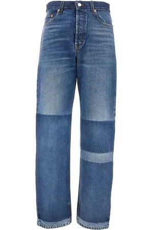 Gucci Jeans Loose Fit in denim bicolore