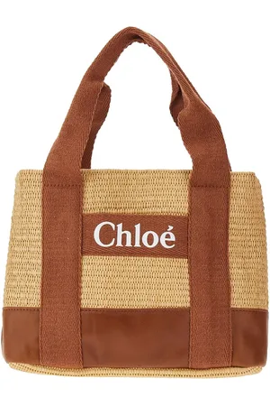 Chloé Borsa Kids in rafia intrecciata Bambino Unica