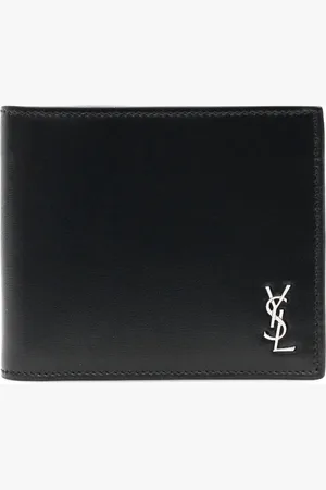 Saint Laurent Portafoglio bi-fold in pelle liscia Uomo Unica