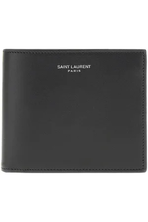 Saint Laurent Portafoglio bi-fold in pelle liscia Uomo Unica