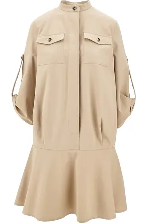 Loewe Mini abito in twill di cotone