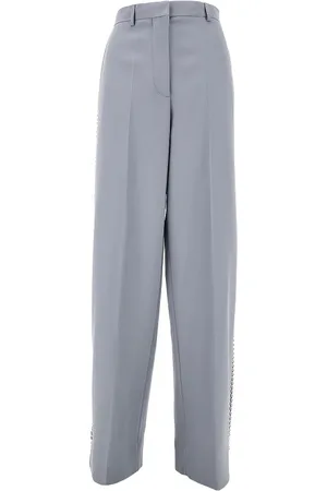 Stella McCartney Pantalone Loose Fit con dettagli catena