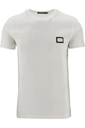 Dolce & Gabbana T-shirt con placca logo Uomo 56