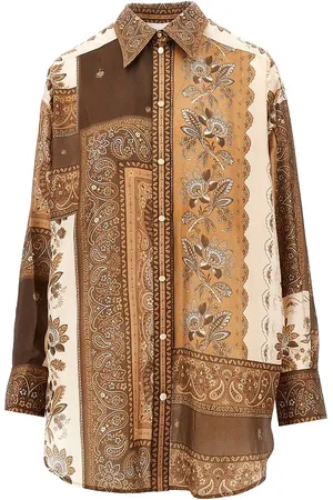 ZIMMERMANN Camicia in seta Lucky Manstyle
