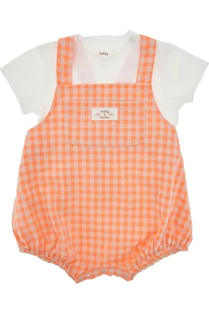 TEDDY & MINOU Completino due pezzi con salopette Bambino 9M