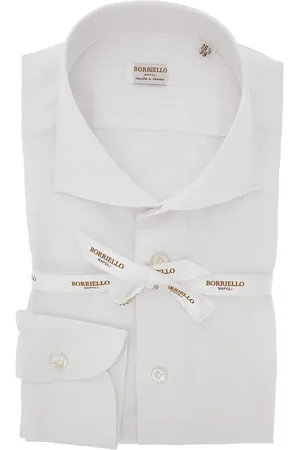 Borriello Camicia sartoriale in cotone e lino Uomo 39