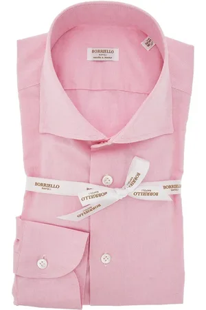 Borriello Camicia sartoriale in cotone e lino Uomo 40