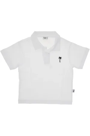 Il gufo Polo in jersey con palma ricamata Bambino 14Y