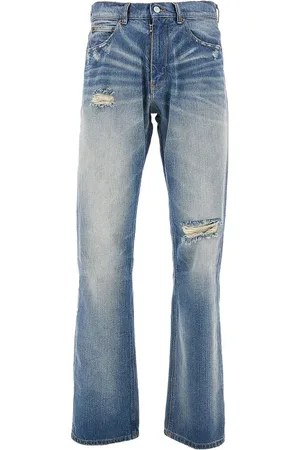 MM6 Jeans distressed a gamba dritta Uomo 32