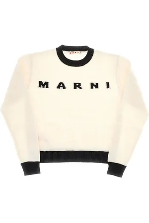Marni Pullover in lana e cachemire con logo Bambino 10Y