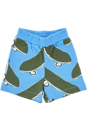 Stella McCartney Bermuda in felpa con stampa Skateboard Bambino 6Y