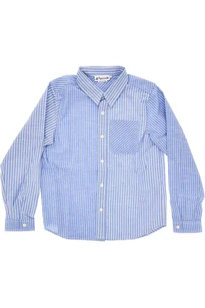 BONPOINT Camicia in cotone a righe patchwork Bambino 12Y