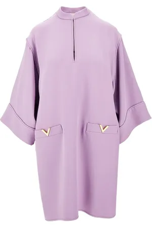 VALENTINO Mini abito in Cady Couture con dettagli VGold