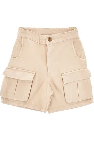 DOU DOU Bermuda cargo in bull denim Bambino 10Y