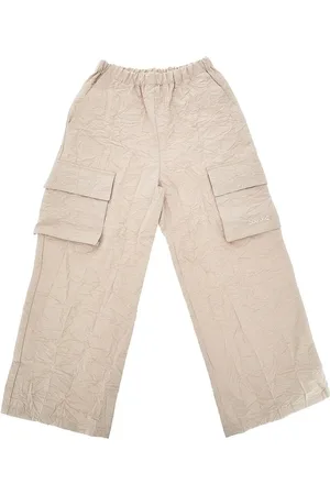 DOU DOU Pantalone cargo con effetto stropicciato Bambino 12Y