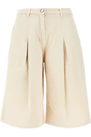 Pinko Bermuda in tela con pinces