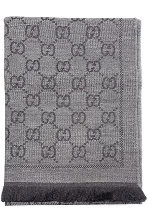 Gucci Sciarpa in lana jacquard GG