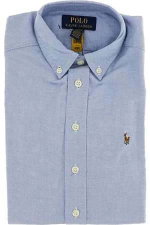 Ralph Lauren Camicia in cotone Oxford con logo ricamato Bambino M