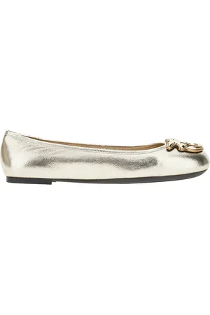 Pinko Ballerine in pelle metallizzata