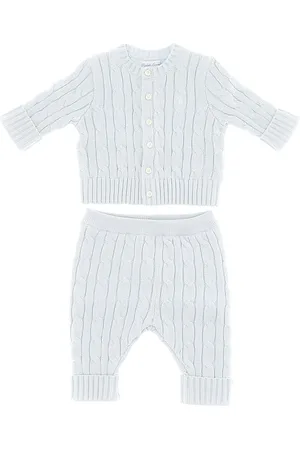 Ralph Lauren Completino in maglia a trecce Bambino 12M