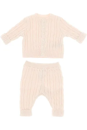 Ralph Lauren Completino in maglia a trecce Bambino 12M
