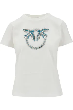 Pinko T-shirt con logo Love Birds