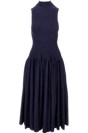 Alaïa Abito midi in maglia con godet