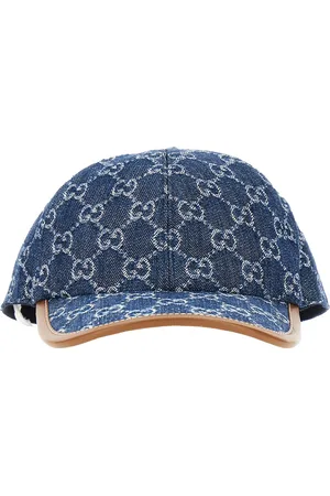 Gucci Cappello baseball in denim GG