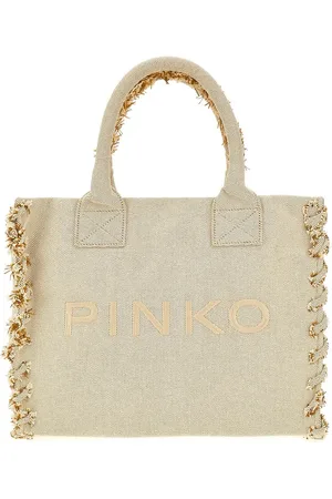 Pinko Beach shopper in canvas riciclato