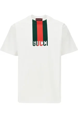 Gucci T-shirt con stampa Web Uomo S