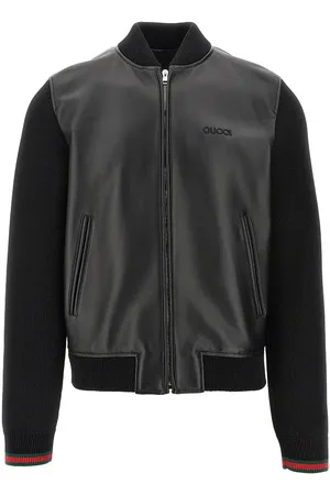 Gucci Bomber in nappa e maglia Uomo 48