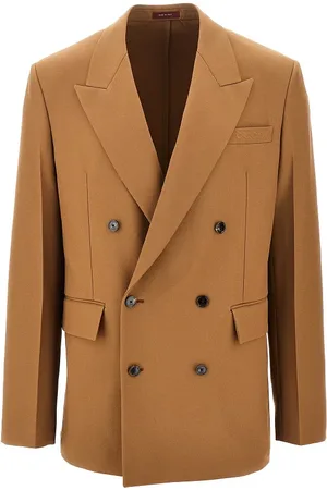 Gucci Giacca doppiopetto in gabardina di lana Uomo 48
